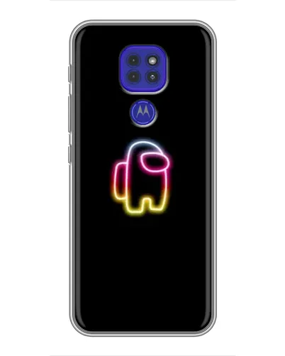 Чехол для Motorola MOTO G9 Play с картинкой «Among Us градиент»