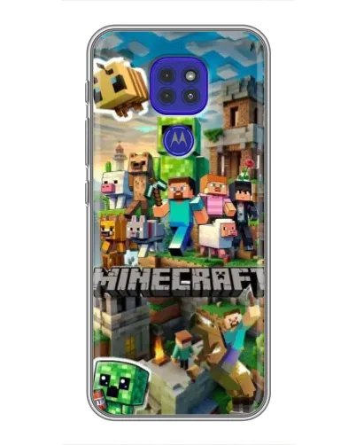 Чехол для Motorola MOTO G9 Play с картинкой «Замок Minecraft» Чехол для Motorola MOTO G9 Play с картинкой «Замок Minecraft»
