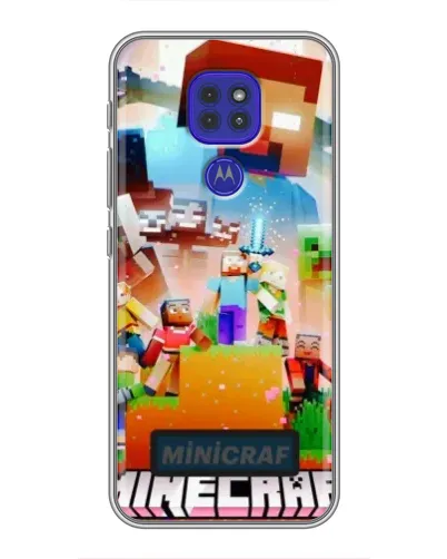Чехол для Motorola MOTO G9 Play с картинкой «Minecraft герои игры» Чехол для Motorola MOTO G9 Play с картинкой «Minecraft герои игры»