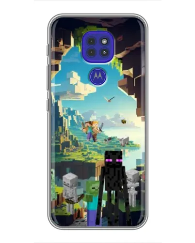 Чехол для Motorola MOTO G9 Play с картинкой «Эндермен в лесу» Чехол для Motorola MOTO G9 Play с картинкой «Эндермен в лесу»