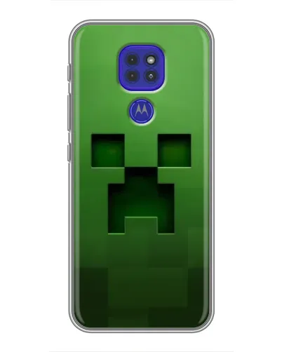 Чехол для Motorola MOTO G9 Play с картинкой «Крипер микро-дизайн» Чехол для Motorola MOTO G9 Play с картинкой «Крипер микро-дизайн»