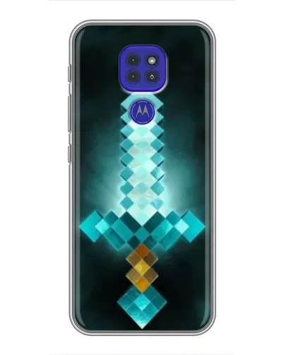 Чехол для Motorola MOTO G9 Play с картинкой «Алмазный меч неон» Чехол для Motorola MOTO G9 Play с картинкой «Алмазный меч неон»