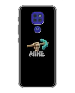 Чехол для Motorola MOTO G9 Play с картинкой «Алмазная кирка»