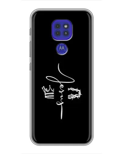 Чохол для Motorola MOTO G9 Play з картинкою «Король Слави Jesus» Чохол для Motorola MOTO G9 Play з картинкою «Король Слави Jesus»