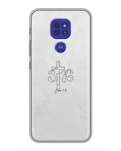Чохол для Motorola MOTO G9 Play з картинкою «Івана 3:16 Хрест» Чохол для Motorola MOTO G9 Play з картинкою «Івана 3:16 Хрест»
