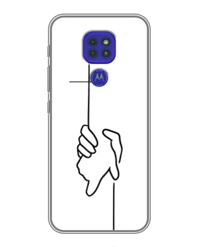Чохол для Motorola MOTO G9 Play з картинкою «Рука тримає» Чохол для Motorola MOTO G9 Play з картинкою «Рука тримає»
