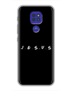 Чохол для Motorola MOTO G9 Play з картинкою «Крапки віри J.E.S.U.S.»