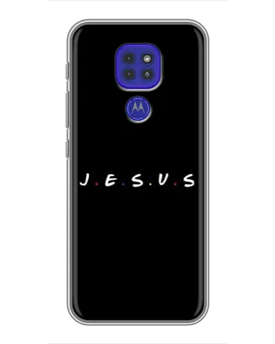Чохол для Motorola MOTO G9 Play з картинкою «Крапки віри J.E.S.U.S.» Чохол для Motorola MOTO G9 Play з картинкою «Крапки віри J.E.S.U.S.»