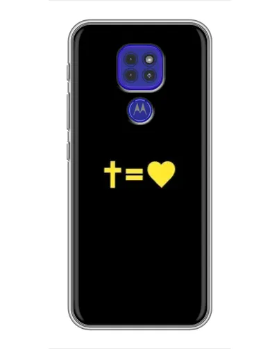Чохол для Motorola MOTO G9 Play з картинкою «Серце та Хрест» Чохол для Motorola MOTO G9 Play з картинкою «Серце та Хрест»