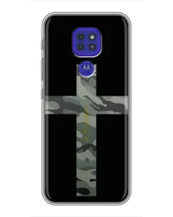 Чохол для Motorola MOTO G9 Play з картинкою «Мілітарі Хрест»