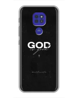 Чохол для Motorola MOTO G9 Play з картинкою «GOD — Бог над усім»