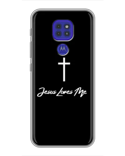Чохол для Motorola MOTO G9 Play з картинкою «Ісус любить тебе» Чохол для Motorola MOTO G9 Play з картинкою «Ісус любить тебе»