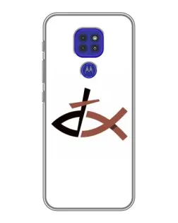 Чохол для Motorola MOTO G9 Play з картинкою «Риба та хрест»