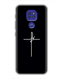 Чохол для Motorola MOTO G9 Play з картинкою «Тонкий хрест»