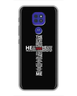 Чохол для Motorola MOTO G9 Play з картинкою «Текстовий хрест»