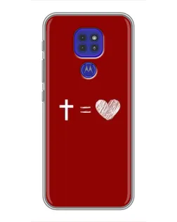Чохол для Motorola MOTO G9 Play з картинкою «Рівняння любові»