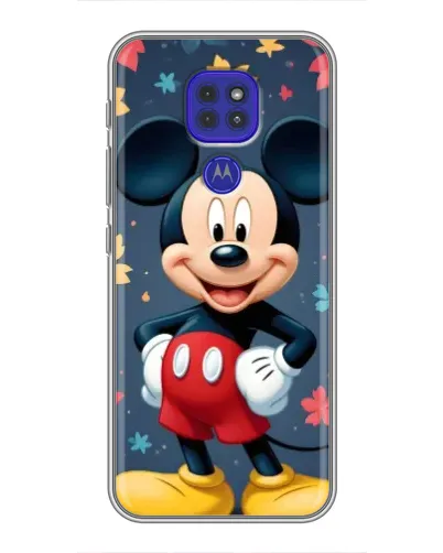 Чохол для Motorola MOTO G9 Play з картинкою «Осінній Mickey Mouse»