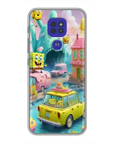 Чехол для Motorola MOTO G9 Play с картинкой «Монстр-трак приключения»