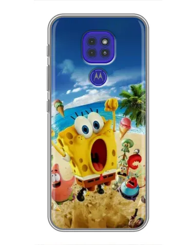 Чехол для Motorola MOTO G9 Play с картинкой «Развлечения на пляже»