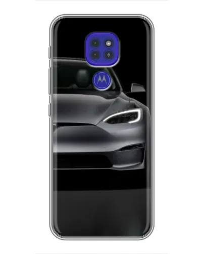 Чехол для Motorola MOTO G9 Play с картинкой «Tesla Model S Look» Чехол для Motorola MOTO G9 Play с картинкой «Tesla Model S Look»