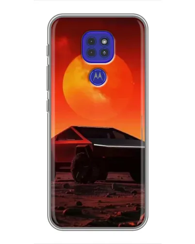 Чехол для Motorola MOTO G9 Play с картинкой «Cybertruck на Марсе» Чехол для Motorola MOTO G9 Play с картинкой «Cybertruck на Марсе»