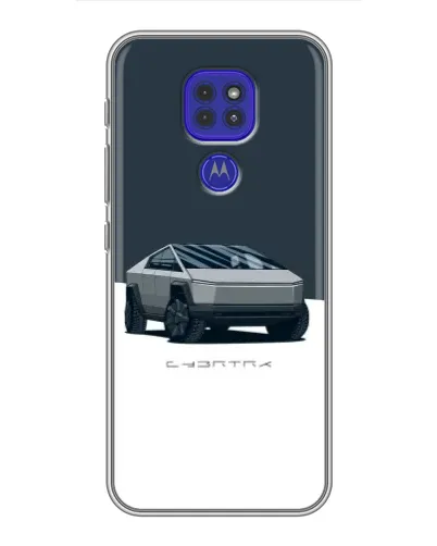 Чехол для Motorola MOTO G9 Play с картинкой «Серебристый Cybertruck Tesla» Чехол для Motorola MOTO G9 Play с картинкой «Серебристый Cybertruck Tesla»