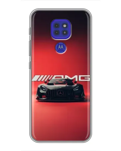 Чехол для Motorola MOTO G9 Play с картинкой «Mercedes AMG — красная линия»