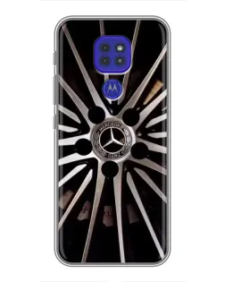 Чехол для Motorola MOTO G9 Play с картинкой «Диск Mercedes»