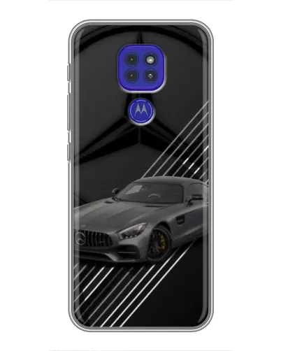 Чехол для Motorola MOTO G9 Play с картинкой «Mercedes AMG — графика»
