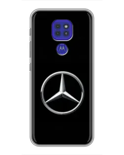 Чехол для Motorola MOTO G9 Play с картинкой «Mercedes классический лого»