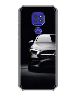 Чехол для Motorola MOTO G9 Play с картинкой «Свет фар Mercedes»
