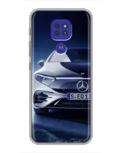 Чехол для Motorola MOTO G9 Play с картинкой «Mercedes EQ — будущее»