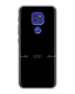 Чехол для Motorola MOTO G9 Play с картинкой «Audi — световой подпись» Чехол для Motorola MOTO G9 Play с картинкой «Audi — световой подпись»