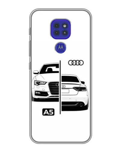 Чохол для Motorola MOTO G9 Play з картинкою «Audi — контрастний дизайн» Чохол для Motorola MOTO G9 Play з картинкою «Audi — контрастний дизайн»