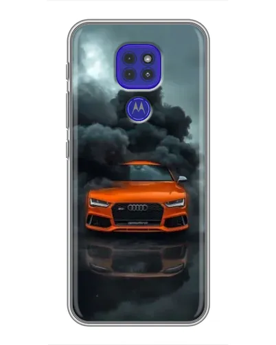 Чохол для Motorola MOTO G9 Play з картинкою «Audi у хмарах диму» Чохол для Motorola MOTO G9 Play з картинкою «Audi у хмарах диму»