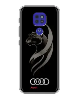 Чохол для Motorola MOTO G9 Play з картинкою «Графіка — пантера та Audi»