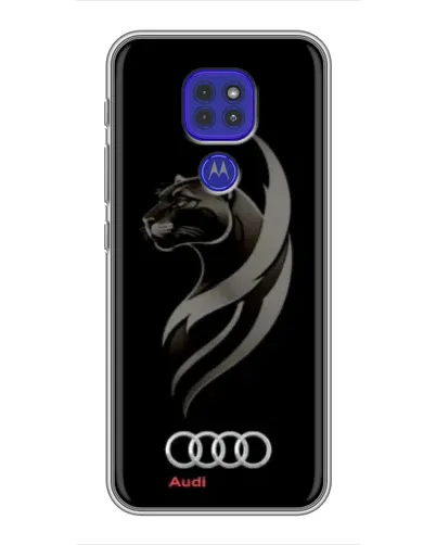 Чохол для Motorola MOTO G9 Play з картинкою «Графіка — пантера та Audi» Чохол для Motorola MOTO G9 Play з картинкою «Графіка — пантера та Audi»