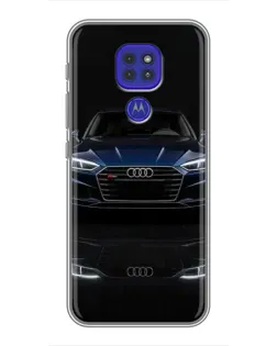 Чохол для Motorola MOTO G9 Play з картинкою «Audi — нічне відображення»