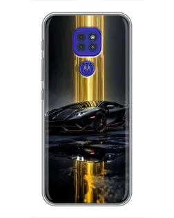 Чехол для Motorola MOTO G9 Play с картинкой «Ночной Lamborghini драйв» Чехол для Motorola MOTO G9 Play с картинкой «Ночной Lamborghini драйв»