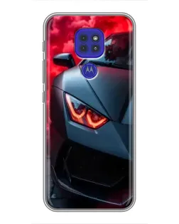 Чехол для Motorola MOTO G9 Play с картинкой «Lamborghini красное сияние» Чехол для Motorola MOTO G9 Play с картинкой «Lamborghini красное сияние»