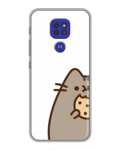 Чехол для Motorola MOTO G9 Play с картинкой «Пушин с печеньем» Чехол для Motorola MOTO G9 Play с картинкой «Пушин с печеньем»