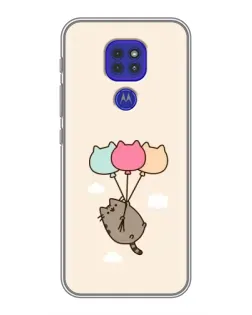 Чехол для Motorola MOTO G9 Play с картинкой «Пушин на шариках»