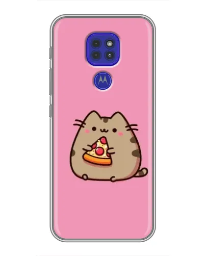 Чехол для Motorola MOTO G9 Play с картинкой «Пушин с пиццей» Чехол для Motorola MOTO G9 Play с картинкой «Пушин с пиццей»