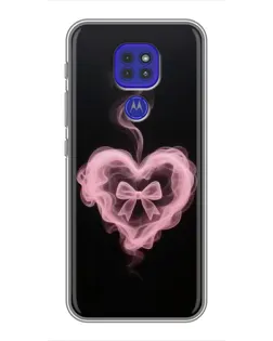 Чехол для Motorola MOTO G9 Play с картинкой «Дымчатое сердце»