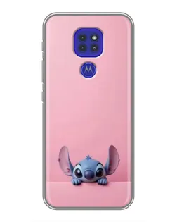 Чехол для Motorola MOTO G9 Play с картинкой «Stitch выглядывает» Чехол для Motorola MOTO G9 Play с картинкой «Stitch выглядывает»