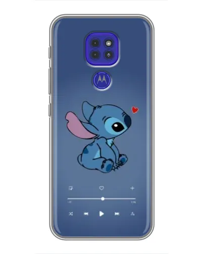 Чехол для Motorola MOTO G9 Play с картинкой «Музыкальный Stitch»