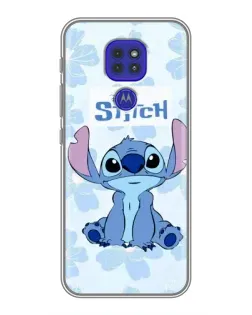 Чехол для Motorola MOTO G9 Play с картинкой «Stitch среди цветов» Чехол для Motorola MOTO G9 Play с картинкой «Stitch среди цветов»