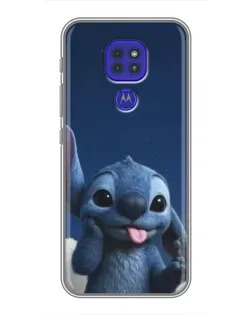 Чехол для Motorola MOTO G9 Play с картинкой «Стич в облаках» Чехол для Motorola MOTO G9 Play с картинкой «Стич в облаках»