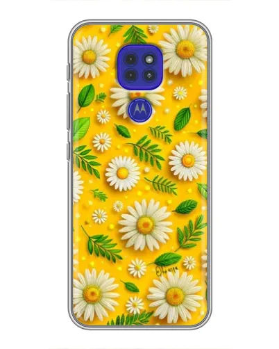 Чехол для Motorola MOTO G9 Play с картинкой «Ромашковое солнце»