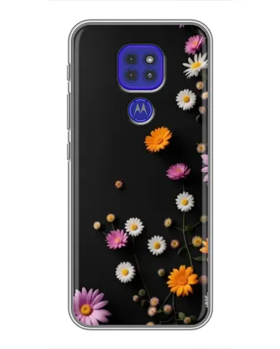 Чехол для Motorola MOTO G9 Play с картинкой «Цветочная композиция»